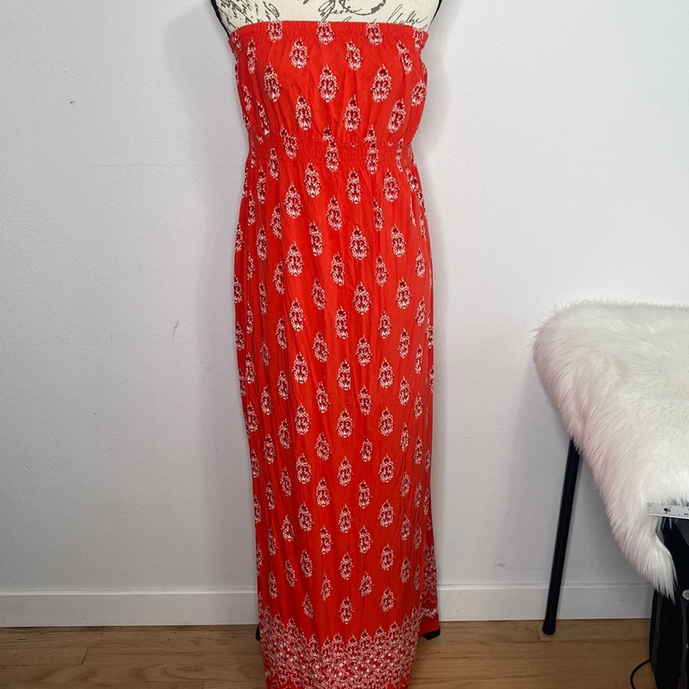 Old Navy Red Maxi Dress